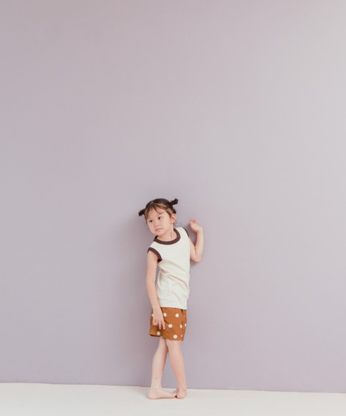 LOWRYS FARM（ローリーズファーム）の「フライスリンガータンクトップ　295019（タンクトップ・キッズ・ホワイト/ブラウン/オレンジ/ブラウン系その他・110cm/120cm/130cm/140cm/150cm）」の13枚目の写真