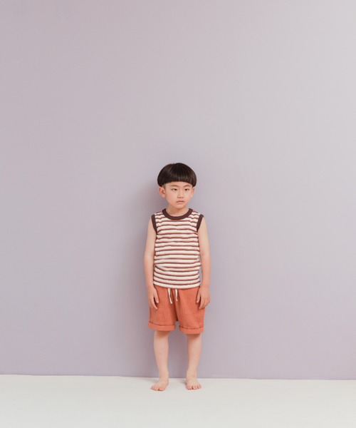 LOWRYS FARM（ローリーズファーム）の「フライスリンガータンクトップ　295019（タンクトップ・キッズ・ホワイト/ブラウン/オレンジ/ブラウン系その他・110cm/120cm/130cm/140cm/150cm）」の9枚目の写真