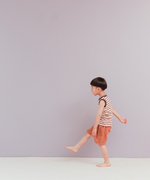 LOWRYS FARM（ローリーズファーム）の「フライスリンガータンクトップ　295019（タンクトップ・キッズ・ホワイト/ブラウン/オレンジ/ブラウン系その他・110cm/120cm/130cm/140cm/150cm）」の7枚目の写真