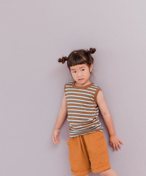 LOWRYS FARM（ローリーズファーム）の「フライスリンガータンクトップ　295019（タンクトップ・キッズ・ホワイト/ブラウン/オレンジ/ブラウン系その他・110cm/120cm/130cm/140cm/150cm）」の14枚目の写真
