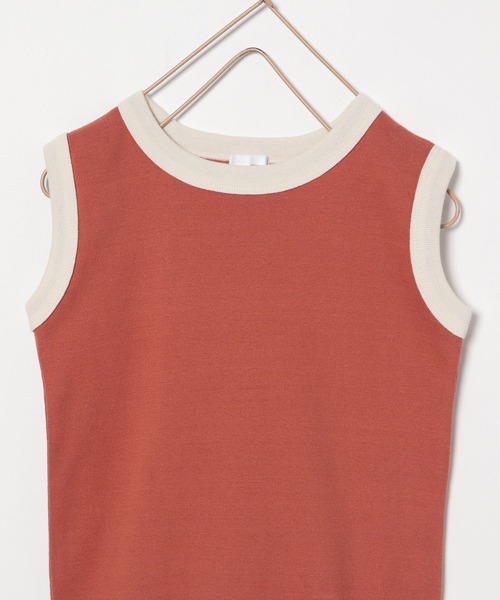 LOWRYS FARM（ローリーズファーム）の「フライスリンガータンクトップ　295019（タンクトップ・キッズ・ホワイト/ブラウン/オレンジ/ブラウン系その他・110cm/120cm/130cm/140cm/150cm）」の16枚目の写真