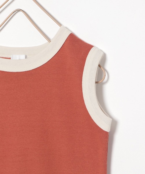 LOWRYS FARM（ローリーズファーム）の「フライスリンガータンクトップ　295019（タンクトップ・キッズ・ホワイト/ブラウン/オレンジ/ブラウン系その他・110cm/120cm/130cm/140cm/150cm）」の17枚目の写真