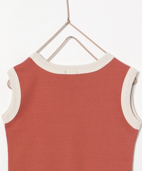 LOWRYS FARM（ローリーズファーム）の「フライスリンガータンクトップ　295019（タンクトップ・キッズ・ホワイト/ブラウン/オレンジ/ブラウン系その他・110cm/120cm/130cm/140cm/150cm）」の20枚目の写真