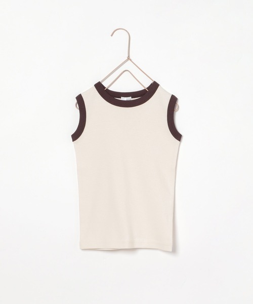 LOWRYS FARM（ローリーズファーム）の「フライスリンガータンクトップ　295019（タンクトップ・キッズ・ホワイト/ブラウン/オレンジ/ブラウン系その他・110cm/120cm/130cm/140cm/150cm）」の22枚目の写真
