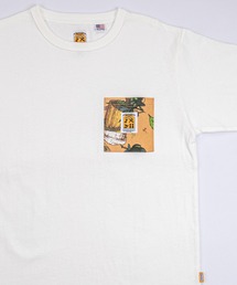 grn（ジーアールエヌ）の「［grn ジーアールエヌ］U.S.COTTON MOTIF T-SHIRTS 米綿 切替ポケット付きTシャツ（Tシャツ/カットソー）」