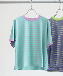 Green　Parks | ・novem9 リンガーカラフルボーダーTシャツ(Tシャツ/カットソー)