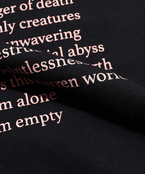 PLEASURES(プレジャー)の「PLEASURES/プレジャーズ FEAR LOGO HEAVYWEIGHT TEE(Tシャツ/カットソー・メンズ・ブラック・M/L/XL)」の10枚目の写真