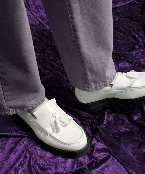 ENDER PRODUCTS（エンダープロダクツ）の「ウェービングハイソールタッセルローファー 【ENDER PRODUCTS/エンダープロダクツ】（ローファー・メンズ・ブラック/ホワイト/グリーン・M/L/S）」の5枚目の写真