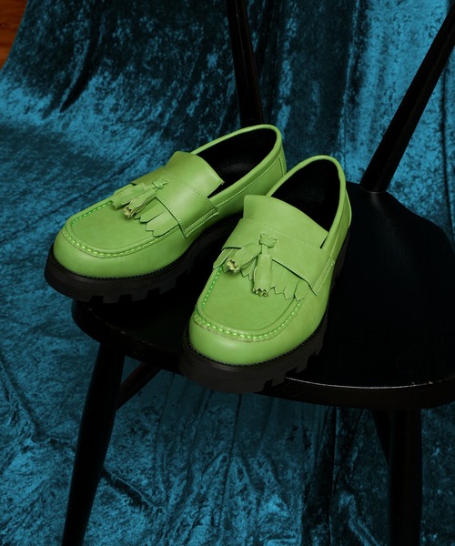 ENDER PRODUCTS（エンダープロダクツ）の「ウェービングハイソールタッセルローファー 【ENDER PRODUCTS/エンダープロダクツ】（ローファー・メンズ・ブラック/ホワイト/グリーン・M/L/S）」の12枚目の写真