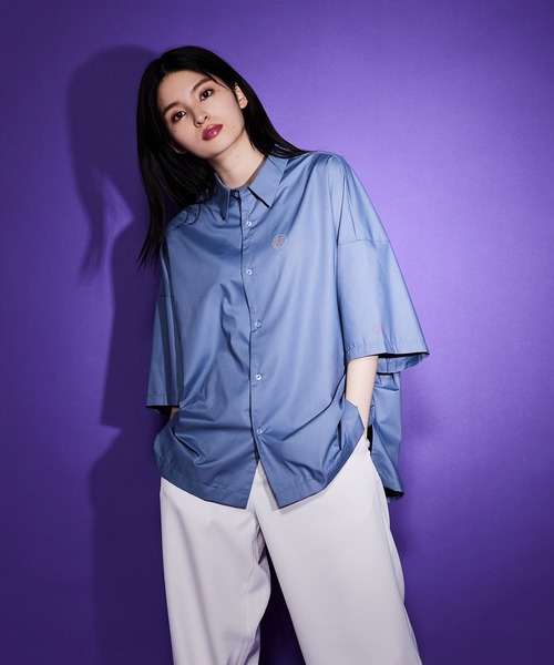 JUNRED（ジュンレッド）の「はらわたちゅん子オープンカラーシャツ（シャツ/ブラウス・メンズ・ブルー系その他4/ブラック・L/S/M）」の12枚目の写真