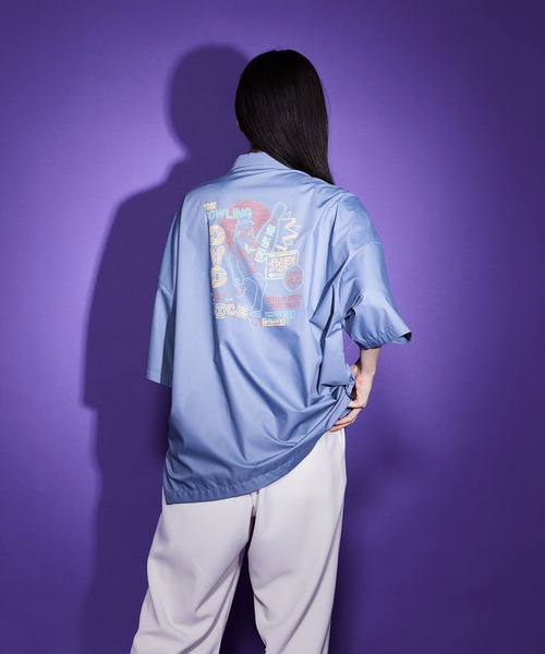 JUNRED（ジュンレッド）の「はらわたちゅん子オープンカラーシャツ（シャツ/ブラウス・メンズ・ブルー系その他4/ブラック・L/S/M）」の14枚目の写真