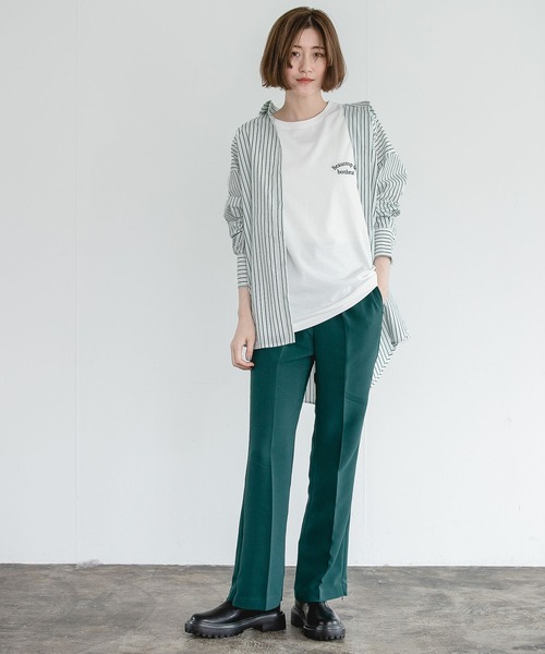 A part by(アパートバイ)の「サイドゴアブーツ 297226(ブーツ・レディース・ブラック/アイボリー/グレー系その他5・MEDIUM/LARGE)」の4枚目の写真