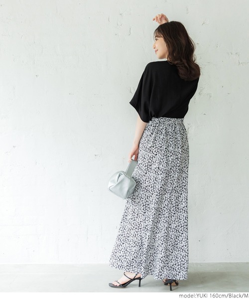 coca(coca)(コカ)の「光沢シアーブラウス(シャツ/ブラウス・レディース・オレンジ/アイボリー/ブラック/ライトブルー・M/L)」の14枚目の写真