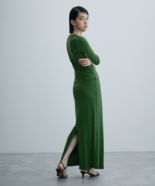 MILLER(ミラー)の「【Miller for ADAM ET ROPE'】別注 SKIRT(スカート・レディース・ダークグリーン/キャメル・FREE)」の8枚目の写真