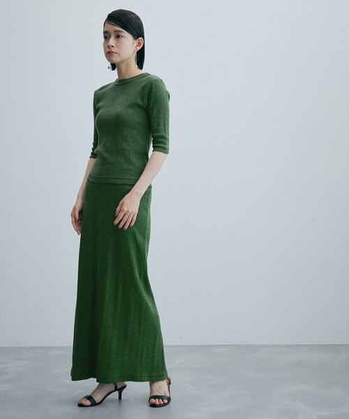 MILLER(ミラー)の「【Miller for ADAM ET ROPE'】別注 SKIRT(スカート・レディース・ダークグリーン/キャメル・FREE)」の17枚目の写真
