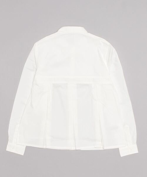 FRED PERRY（フレッドペリー）の「Pleated Shirt（シャツ/ブラウス・レディース・ホワイト/ネイビー・10）」の3枚目の写真