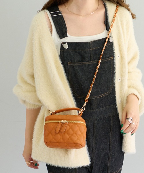 DISCOAT（ディスコート）の「【WEB限定】キルティングミニバニティ