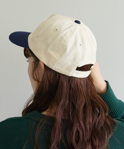 DISCOAT（ディスコート）の「配色ブリム刺繍ロゴCAP（キャップ・レディース・ブラック/ブルー/グリーン・FREE）」の17枚目の写真