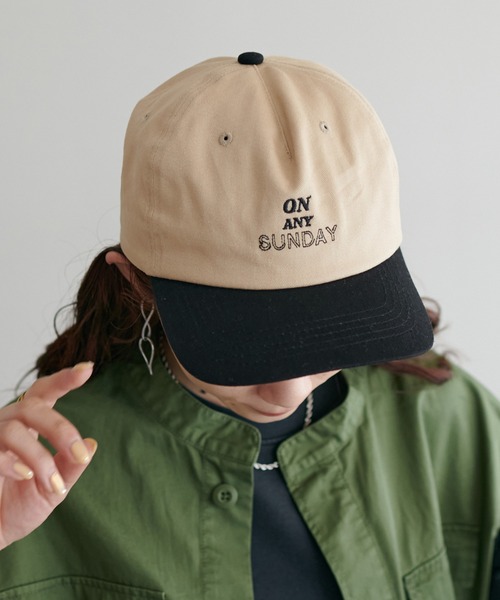 DISCOAT（ディスコート）の「配色ブリム刺繍ロゴCAP（キャップ・レディース・ブラック/ブルー/グリーン・FREE）」の16枚目の写真