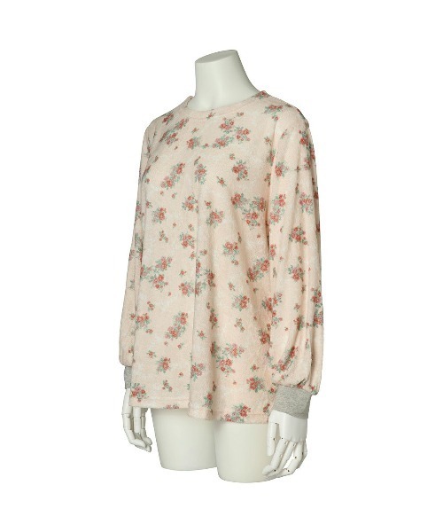 KID BLUE（キッドブルー）の「キッドブルー -22ガーゼパイルブーケ -長袖トップス -KRTN515 -kidblue（その他トップス・レディース・ピンクベージュ/アイボリー・M）」の6枚目の写真