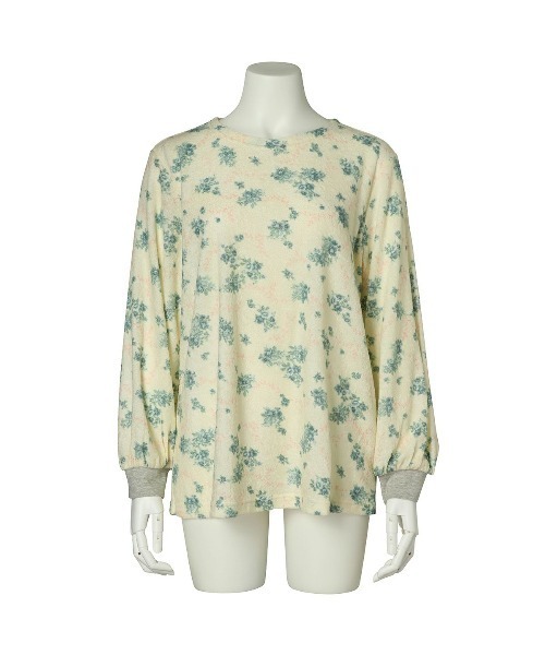 KID BLUE（キッドブルー）の「キッドブルー -22ガーゼパイルブーケ -長袖トップス -KRTN515 -kidblue（その他トップス・レディース・ピンクベージュ/アイボリー・M）」の4枚目の写真