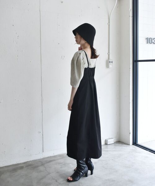 RETRO GIRL（レトロガール）の「アソートワッフルパフTee（Tシャツ/カットソー・レディース・ブラック/オフホワイト/ホワイト系その他/グリーン系その他3/イエロー系・FREE）」の20枚目の写真