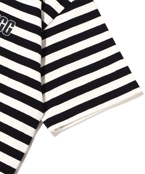 UGG（アグ）の「UGG@mos バイカラーボーダーTシャツ / アグ バイカラーボーダーTシャツ（Tシャツ/カットソー・レディース・レッド/グリーン/ホワイト・M/L/XL）」の15枚目の写真