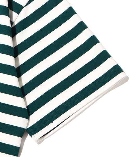 UGG（アグ）の「UGG@mos バイカラーボーダーTシャツ / アグ バイカラーボーダーTシャツ（Tシャツ/カットソー・レディース・レッド/グリーン/ホワイト・M/L/XL）」の5枚目の写真