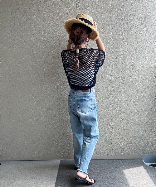 XSサイズあり】セルフカットストレートデニム（デニムパンツ