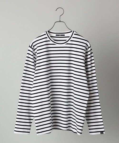 SHIPS（シップス）の「SHIPS: ミラノリブ ロングスリーブ クルーネック Tシャツ (ロンT)（Tシャツ/カットソー・メンズ・オリーブ/オフホワイト/ホワイト/ネイビー・MEDIUM/LARGE/SMALL/X-LARGE）」の13枚目の写真