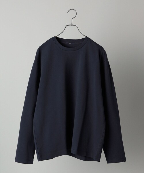 SHIPS（シップス）の「SHIPS: ミラノリブ ロングスリーブ クルーネック Tシャツ (ロンT)（Tシャツ/カットソー・メンズ・オリーブ/オフホワイト/ホワイト/ネイビー・MEDIUM/LARGE/SMALL/X-LARGE）」の17枚目の写真