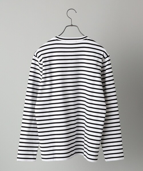 SHIPS（シップス）の「SHIPS: ミラノリブ ロングスリーブ クルーネック Tシャツ (ロンT)（Tシャツ/カットソー・メンズ・オリーブ/オフホワイト/ホワイト/ネイビー・MEDIUM/LARGE/SMALL/X-LARGE）」の19枚目の写真