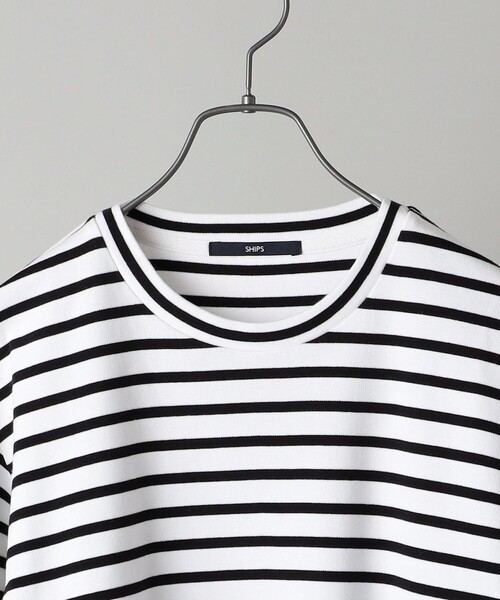 SHIPS（シップス）の「SHIPS: ミラノリブ ロングスリーブ クルーネック Tシャツ (ロンT)（Tシャツ/カットソー・メンズ・オリーブ/オフホワイト/ホワイト/ネイビー・MEDIUM/LARGE/SMALL/X-LARGE）」の20枚目の写真