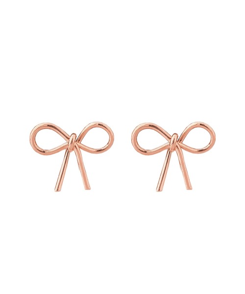 ANEMONE（アネモネ）の「ミニリボンメタルピアス[K18ポスト]（ピアス（両耳用）・レディース・ゴールド/ピンクゴールド・FREE）」の8枚目の写真