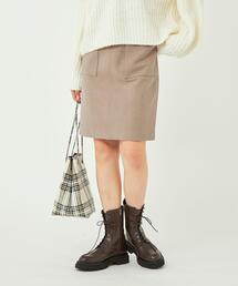 green label relaxing（グリーンレーベルリラクシング）の「【矢野未希子さん着用】パウダー TR ミディ スカート（スカート）」