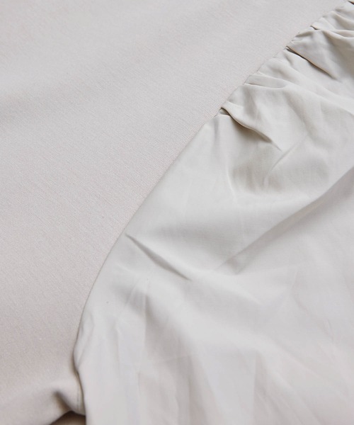 ROPE' PICNIC(ロペピクニック)の「リンクコーデ/フハクコンビ袖ボリュームワンピース(ワンピース・レディース・ブラック/グレー系その他・38)」の12枚目の写真