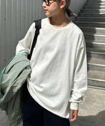 CIAOPANIC TYPY | 【ユニセックス】ビッグシルエットクルーネックスウェットロンTee(Tシャツ/カットソー)