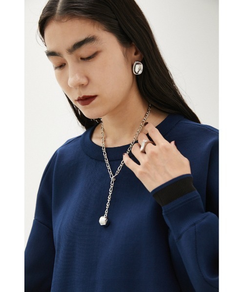 crie conforto(クリーコンフォルト)の「フォームドボールラリエット(ネックレス・レディース・シルバー/ゴールド・FREE)」の14枚目の写真