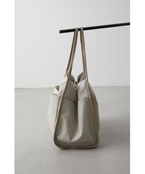 AZUL by moussy（アズールバイマウジー）の「BIG TOTE BAG/ビッグトートバッグ（トートバッグ・レディース・ブラック/マジェンタ/ライトベージュ/ボルドー・FREE）」の14枚目の写真