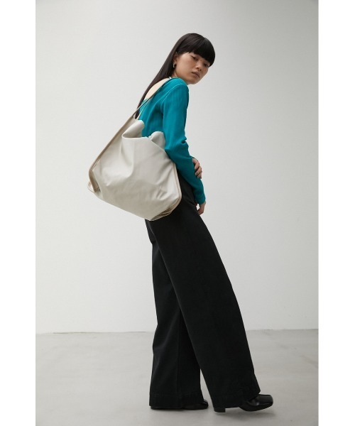 AZUL by moussy（アズールバイマウジー）の「BIG TOTE BAG/ビッグトートバッグ（トートバッグ・レディース・ブラック/マジェンタ/ライトベージュ/ボルドー・FREE）」の21枚目の写真