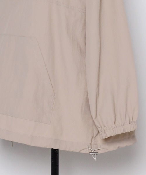 Bonjour Sagan（ボンジュールサガン）の「ハーフジップマウンテンパーカー（マウンテンパーカー・レディース・グレイッシュベージュ/ブラック・FREE）」の22枚目の写真