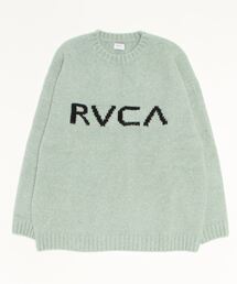 ニット セーター RVCA レディース DIP IN SWEATER セーター/ルーカグラデーションクルーネックセーター レディース RVCA（ルーカ）の「RVCA レディース DIP IN SWEATER セーター
