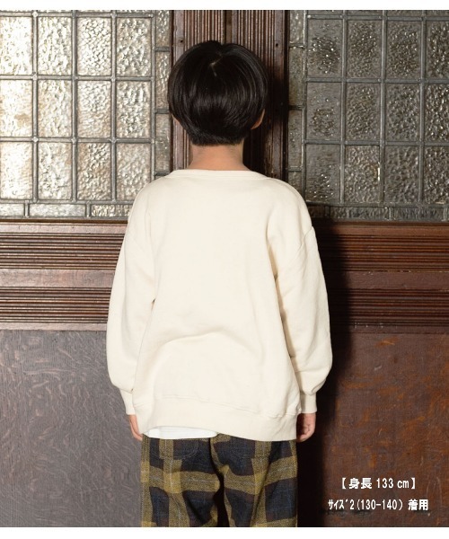 RUGGEDWORKS（ラゲッドワークス）の「《made in Japan》PRINT　SWEAT（スウェット・キッズ・グリーン/ゴールド/キナリ/ダークブルー・01/02/03/04）」の8枚目の写真