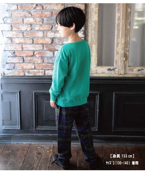 RUGGEDWORKS（ラゲッドワークス）の「《made in Japan》PRINT　SWEAT（スウェット・キッズ・グリーン/ゴールド/キナリ/ダークブルー・01/02/03/04）」の13枚目の写真