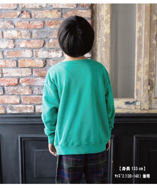 RUGGEDWORKS（ラゲッドワークス）の「《made in Japan》PRINT　SWEAT（スウェット・キッズ・グリーン/ゴールド/キナリ/ダークブルー・01/02/03/04）」の14枚目の写真
