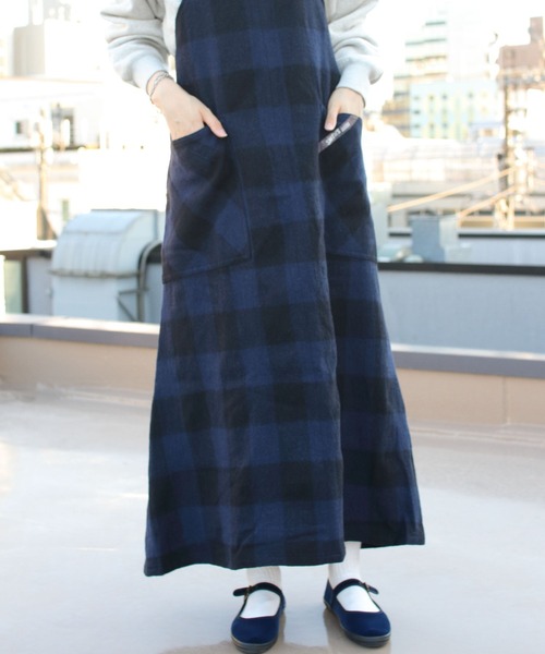 SMITH'S(スミス)の「SMITH'S/スミス ポーレットジャンパードレス PAULLET JUMPER DRESS 2575-0150(ジャンパースカート・レディース・ネイビー/ブラウン・S)」の15枚目の写真