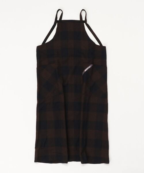 SMITH'S(スミス)の「SMITH'S/スミス ポーレットジャンパードレス PAULLET JUMPER DRESS 2575-0150(ジャンパースカート・レディース・ネイビー/ブラウン・S)」の10枚目の写真