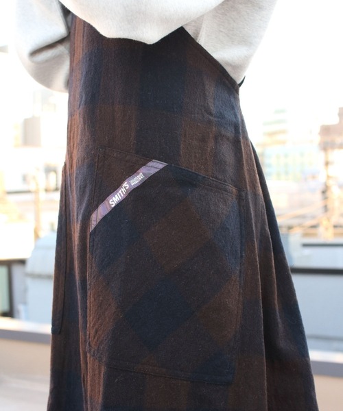 SMITH'S(スミス)の「SMITH'S/スミス ポーレットジャンパードレス PAULLET JUMPER DRESS 2575-0150(ジャンパースカート・レディース・ネイビー/ブラウン・S)」の8枚目の写真