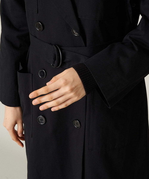 A de a.v.v(アードアー・ヴェ・ヴェ)の「袖取外し2WAYチェスターコート(チェスターコート・レディース・ブルー/ベージュ/ブラック・38/36)」の16枚目の写真