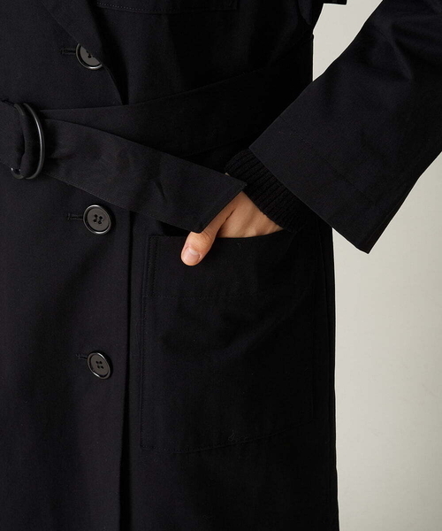 A de a.v.v(アードアー・ヴェ・ヴェ)の「袖取外し2WAYチェスターコート(チェスターコート・レディース・ブルー/ベージュ/ブラック・38/36)」の17枚目の写真